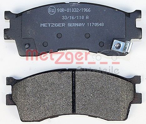 METZGER 1170548 Bremsbelagsatz, Scheibenbremse